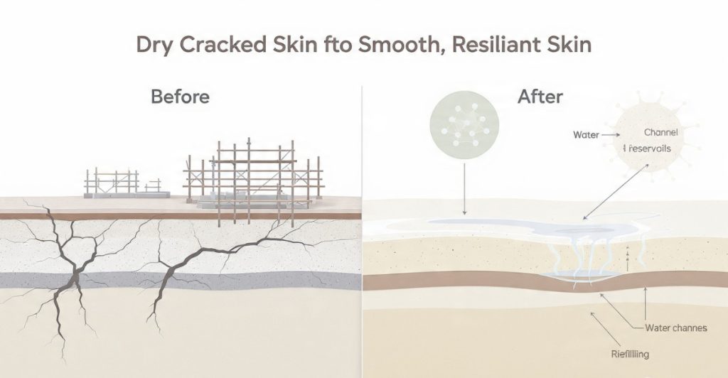 The Quiet Architecture of Relief: When Dry Skin Learns to Remember Moisture